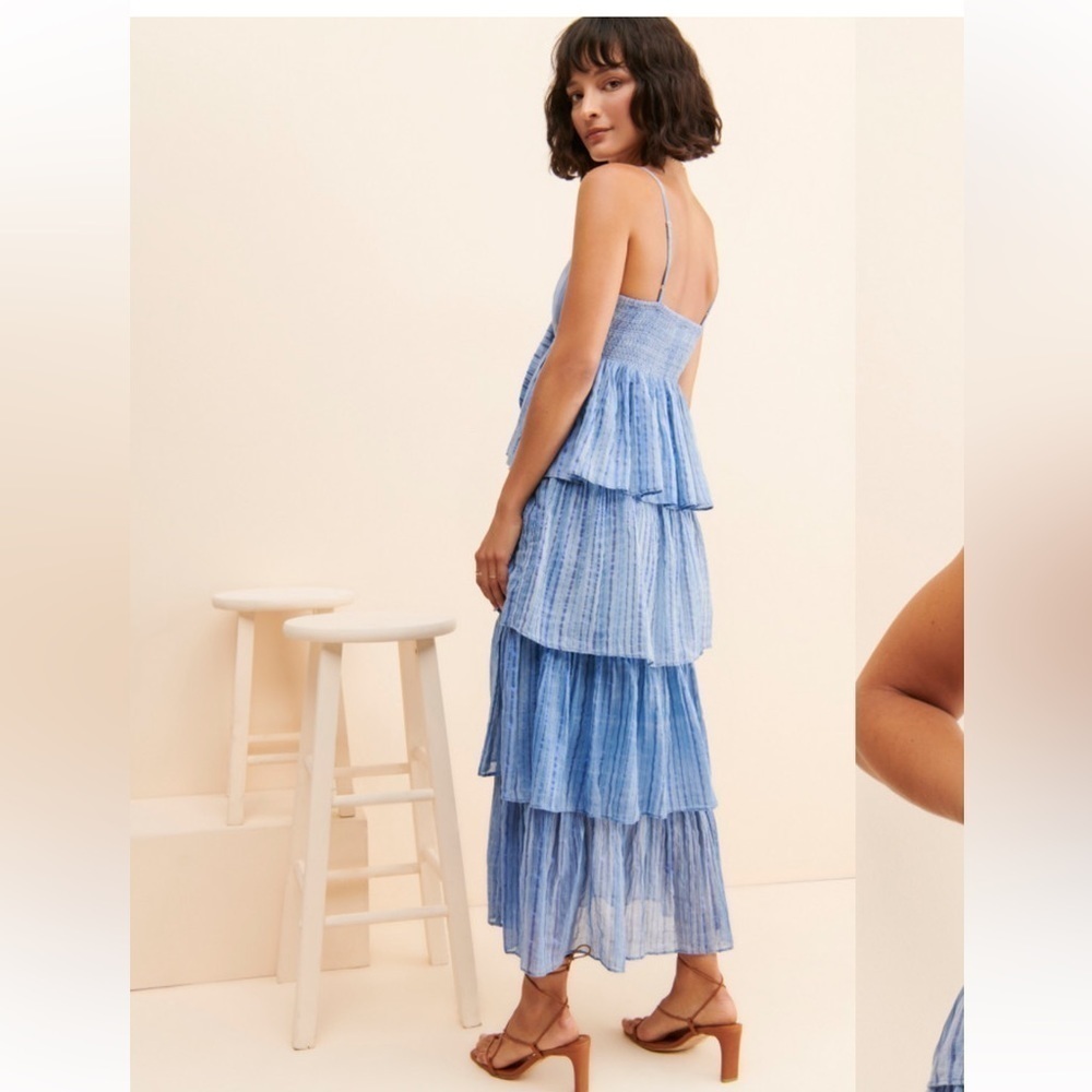 Saylor Jameela Tiered Dress NWT 🩵 Size Small - Picture 4 of 14
